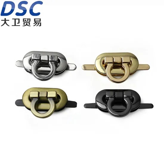 Mustache Clasp for Bag Turn Lock Clasp Zinc Alloy Purse Closure Twist Lock