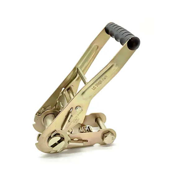 Boucle à cliquet avec poignée en plastique pour sangle d'arrimage