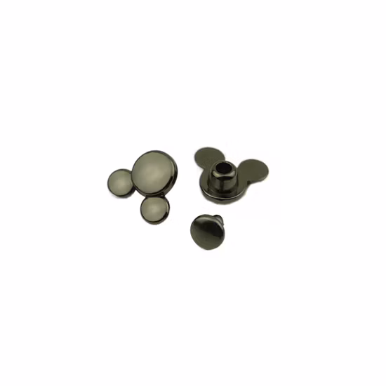 Sac à main en forme de souris, Rivet, Double capuchon, Mini cadenas, Animal mignon, poupée de dessin animé, serrures de sac à main