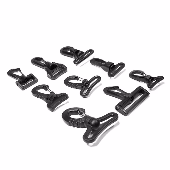 Usine OEM POM Snap Clip crochets ceinture crochets rotatif en plastique pivotant Snap boucle