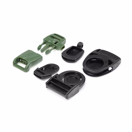 Boucle à dégagement latéral rapide en plastique réglable pour sac à dos